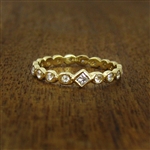 Dainty Crown Diamond Ring