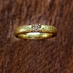 Gold Diamond Bouquet Engagement Ring by Dahlia Kanner