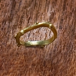 Gold Diamond Infinity Wedding Ring by Dahlia Kanner