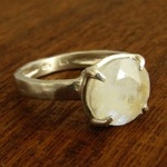 Monhegan Moonstone Engagement Ring