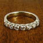 Classic Bar-Set Diamond Wedding Band