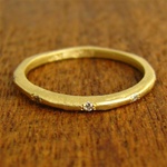 Unity Gold and Diamond Wedding Band