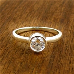 Perfect Bezel Set Engagement Ring