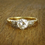 Vintage Diamond Engagement Ring, circa 1960