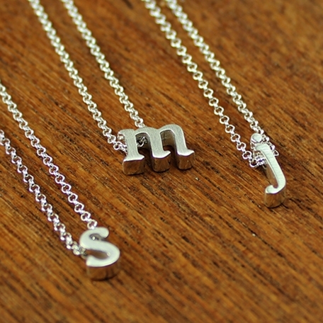 Initial Necklace Letter B | Handmade Necklaces | Handcrafted Jewelry from Turtle Love Co.