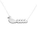 Mother Duck with four Babies Necklace