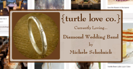 Turtle Love Co. Currently Loving Diamond Wedding Band
