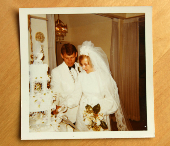Vintage 1960s wedding photo from Turtle Love Co.'s collection Vintage 1960s wedding photo from Turtle Love Co.'s collection