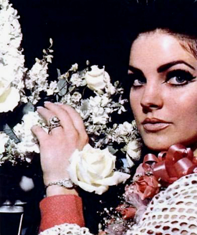 Priscilla Presley's engagement ring