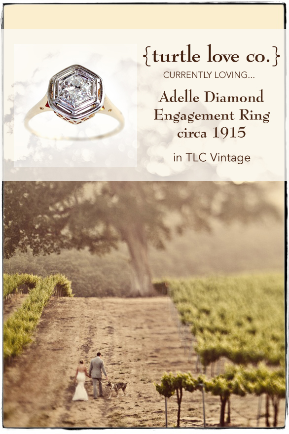 Currently Loving: Adelle Vintage Diamond Engagement Ring Currently Loving: Adelle Vintage Diamond Engagement Ring