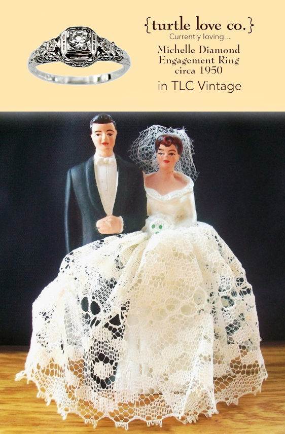 Currently Loving: Michelle Vintage Diamond Engagement Ring
