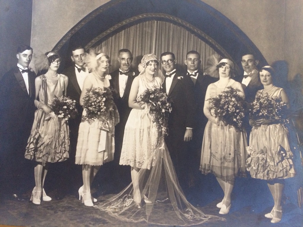 wedding party vintage wedding party photo
