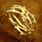 Gold Branches Ring