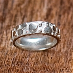 Silver Effervescent Wedding Ring by Dahlia Kanner