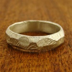 Honesty Silver Wedding Band
