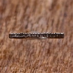 White Gold Ridge Ring by Dahlia Kanner