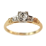 Melora Diamond Vintage Engagement Ring circa 1950