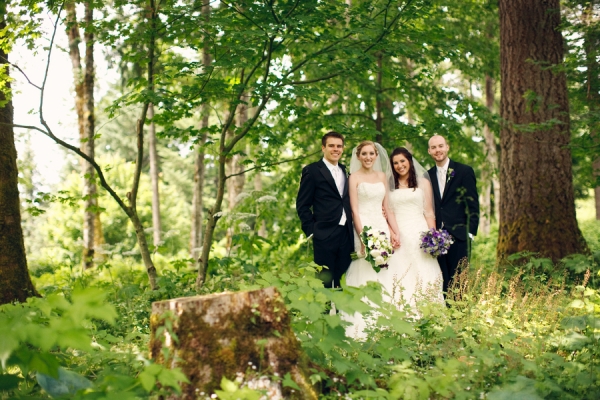 double wedding portraits